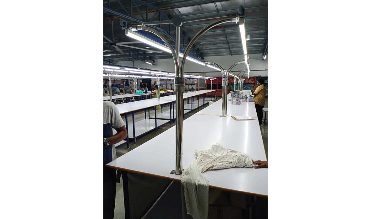 Checking Tables with Lighting