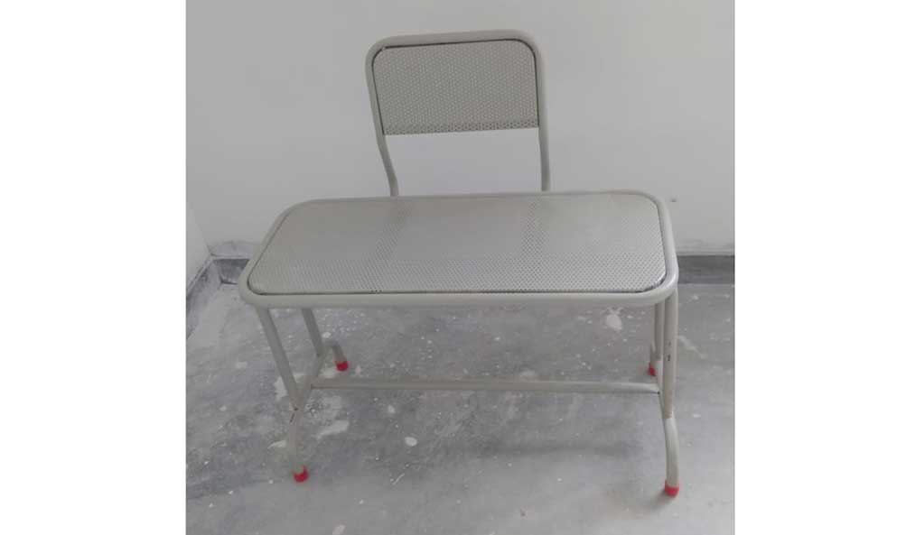 Sewing machine operator bench with Backrest
